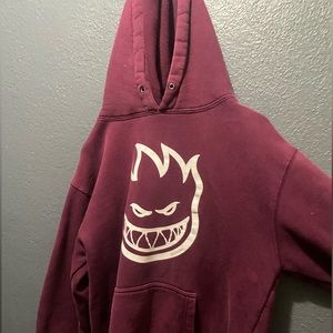 Burgundy Spitfire hoodie